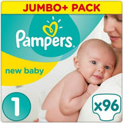 Nappies Pampers Premium Protection New Baby Size 1 (96 uds)