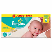 Nappies Pampers Premium Protection New Baby Size 1 (96 uds)