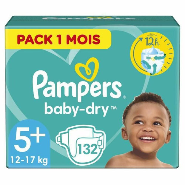 Disposable nappies Pampers T5 (132 uds)