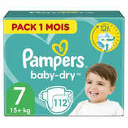 Disposable nappies Pampers Baby-Dry 7 112 uds