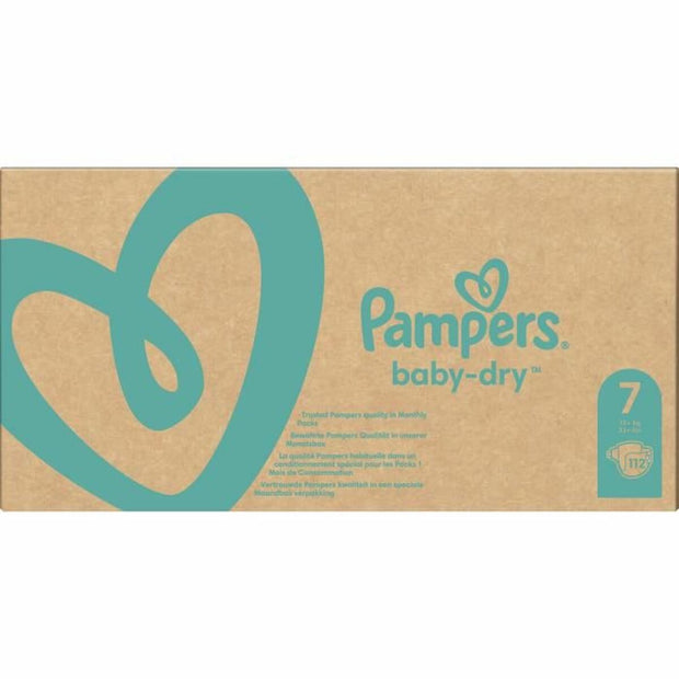 Disposable nappies Pampers Baby-Dry 7 112 uds