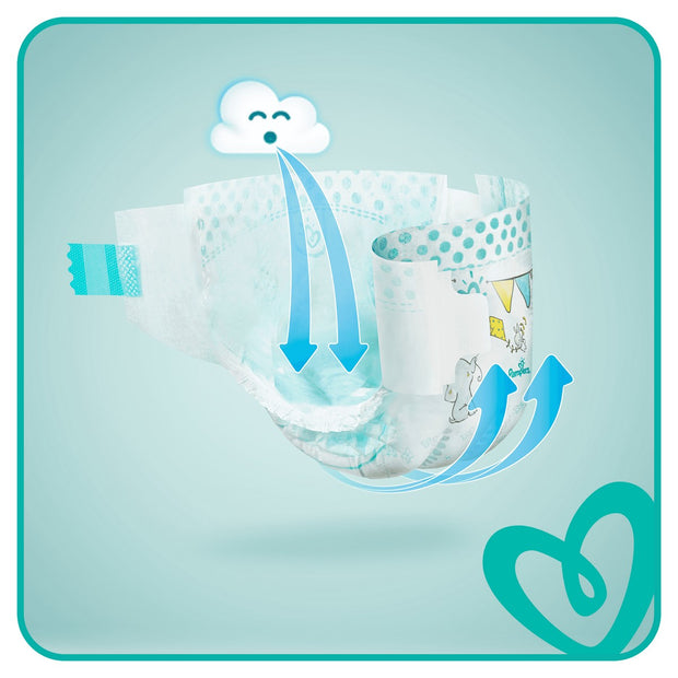 Disposable nappies Pampers Baby Dry (100 uds) (17+ kg)
