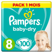 Disposable nappies Pampers Baby Dry (100 uds) (17+ kg)