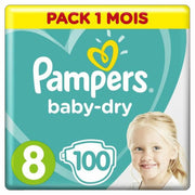 Disposable nappies Pampers Baby Dry (100 uds) (17+ kg)