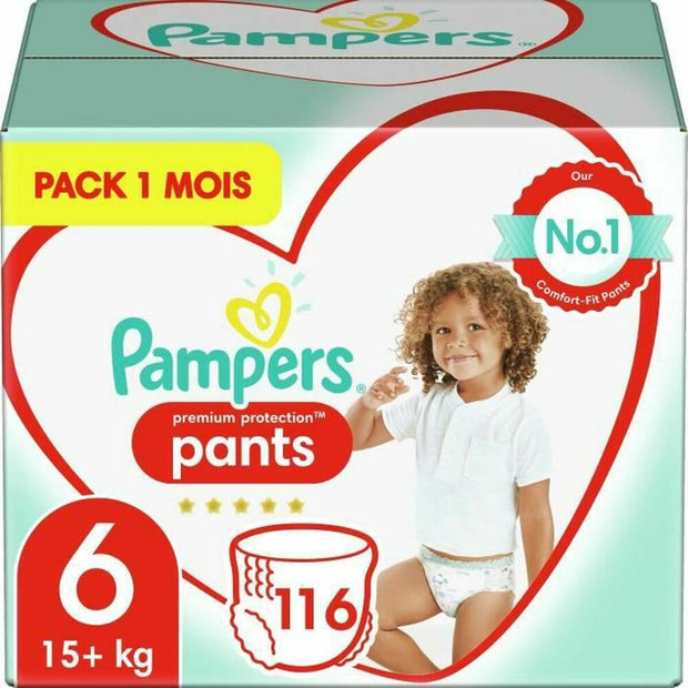 Disposable nappies Pampers Premium Protection Size 6