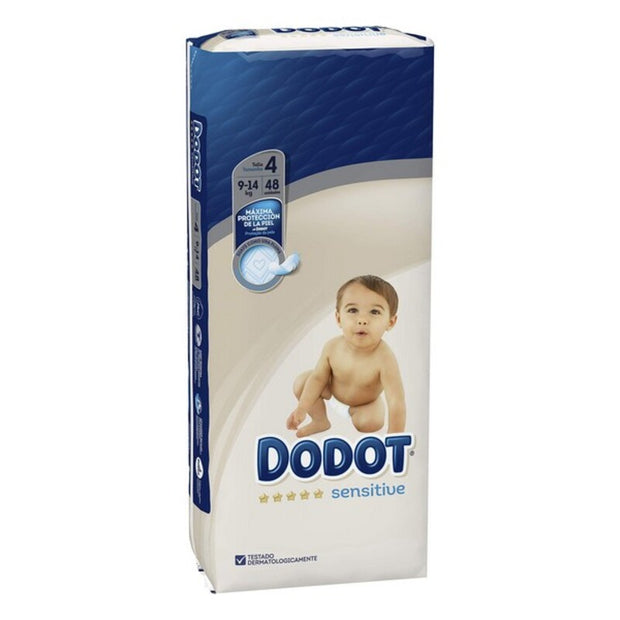 Disposable nappies Sensitive Dodot Size 4 (48 uds)