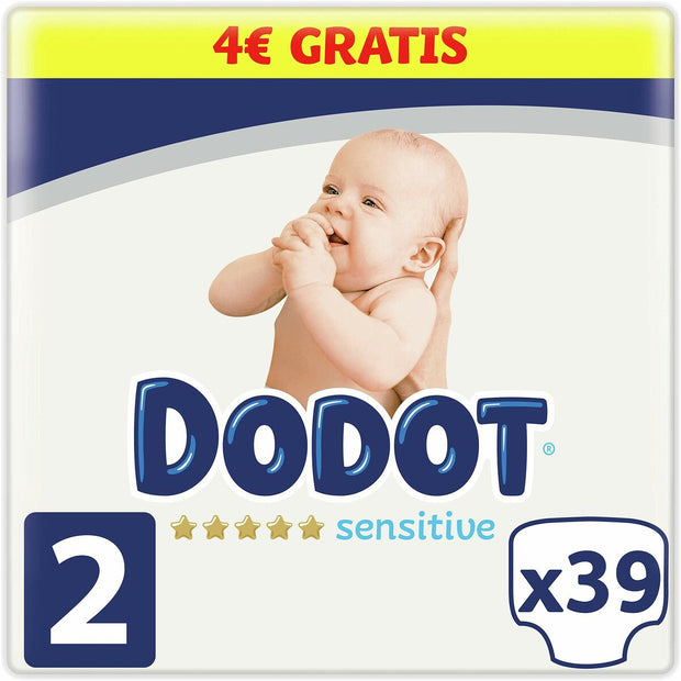 Disposable nappies Dodot Sensitive T2 4-8 kg 39Units