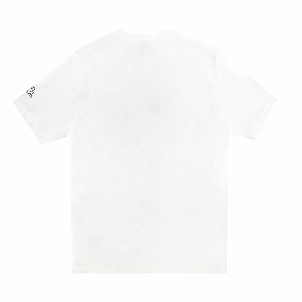 Herren Kurzarm-T-Shirt Kappa Sportswear Logo Weiß