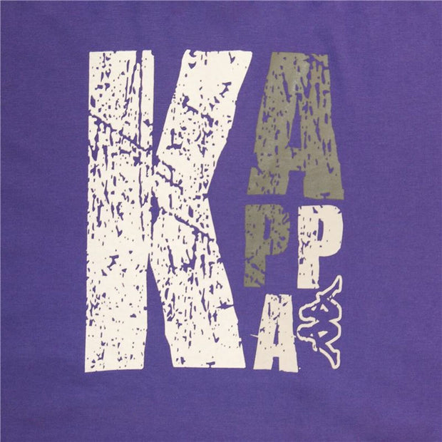 Herren Kurzarm-T-Shirt Kappa Sportswear Logo Violett