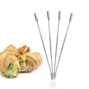 Stäbchen für Meeresfrüchte Metaltex Edelstahl 18 cm 4 Stücke