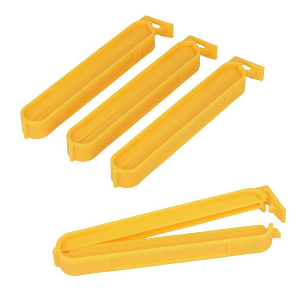 Verschlussclips Metaltex groß Polypropylen (4 Stücke)