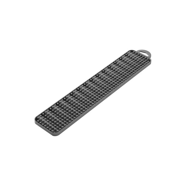 Abtropfsieb für die Spüle Metaltex Gravity slim Grau PEVA (40 x 8 cm)