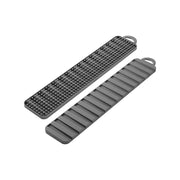 Abtropfsieb für die Spüle Metaltex Gravity slim Grau PEVA (40 x 8 cm)