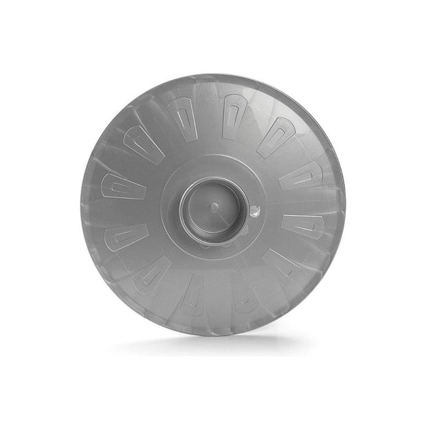 Flad plade Metaltex Grau PP (Ø 25,5 cm)
