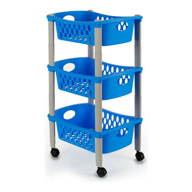 Gemüsewagen 3 Ebenen Kunststoff (40 x 29,5 x 68,5 cm)