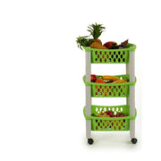Gemüsewagen 3 Ebenen Kunststoff (40 x 29,5 x 68,5 cm)