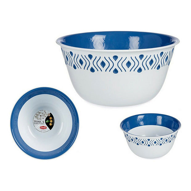 Schale Blau Kunststoff (19 x 9 x 19 cm)