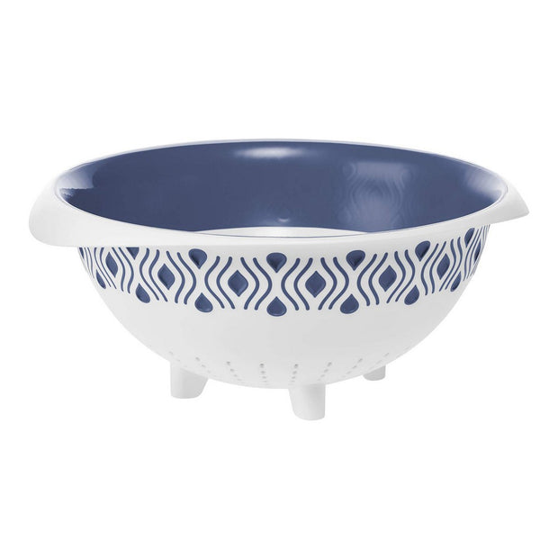 Nudelabtropfsieb Blau Kunststoff (28 cm)