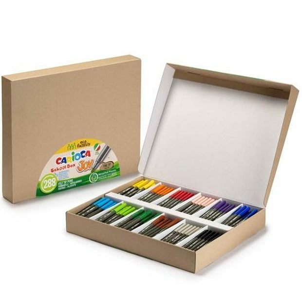 felt-tip pens Carioca SCHOOLBOX 288 Units