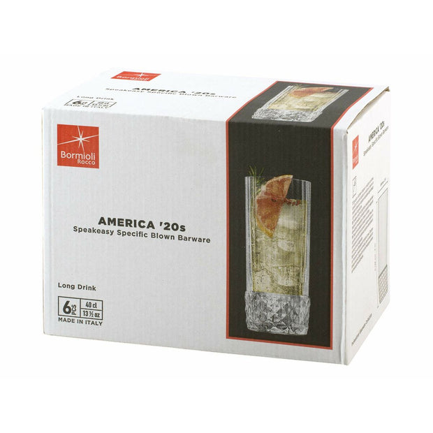 Gläserset Bormioli Rocco America'20s 6 Stück Glas (400 ml)