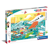Puzzle Clementoni Airport (104 Pieces)