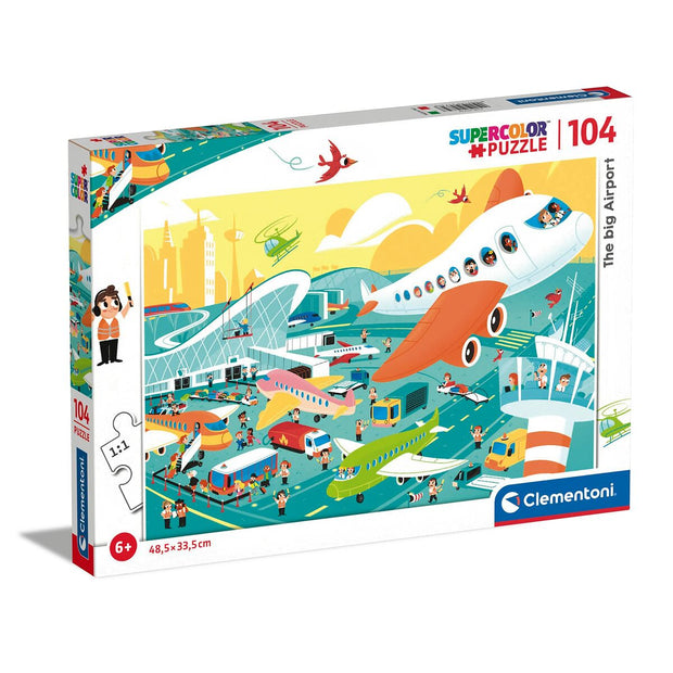 Puzzle Clementoni Airport (104 Pieces)