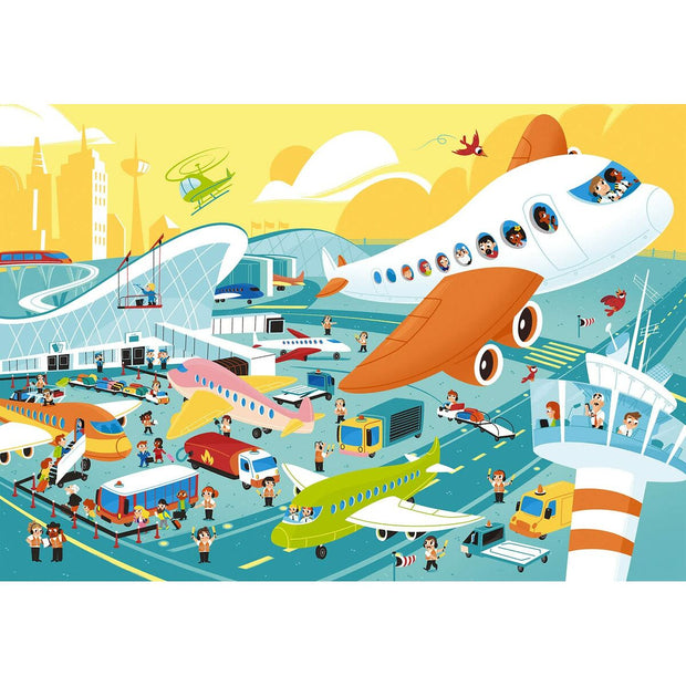 Puzzle Clementoni Airport (104 Pieces)
