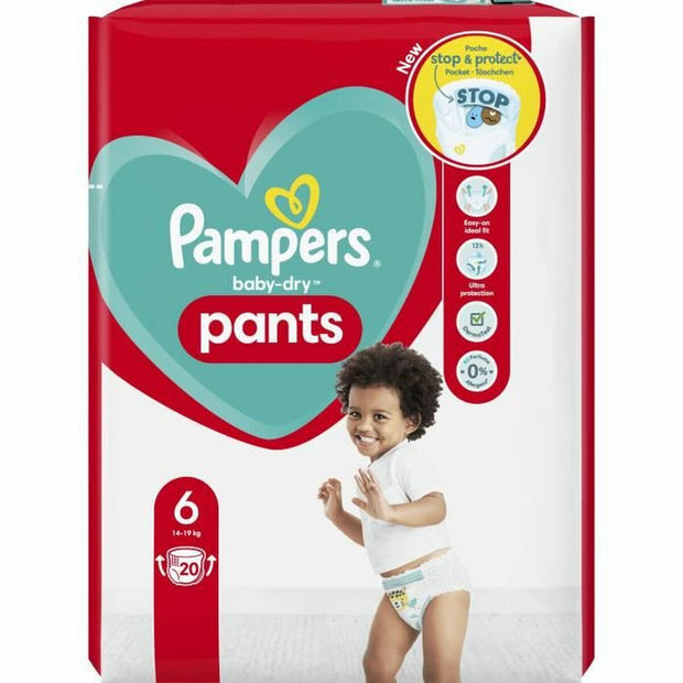 Disposable nappies Pampers Baby-Dry 6 6 Years