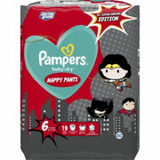 Disposable nappies Pampers Baby-Dry 6 6 Years (19 uds)