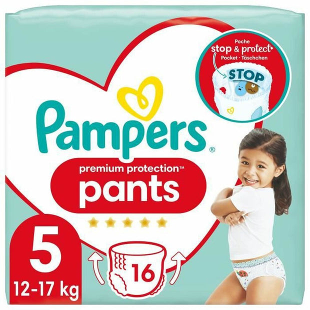 Disposable nappies Pampers Premium Protection 5 (16 uds)