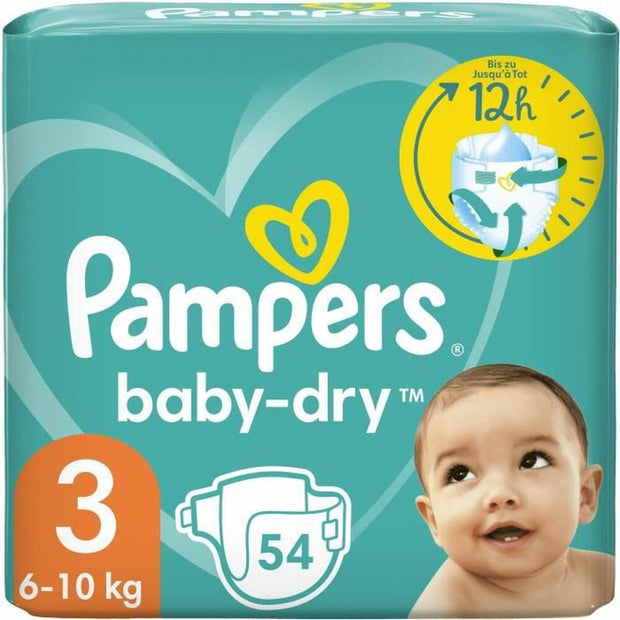 Disposable nappies Pampers Baby-Dry 3 (54 uds)