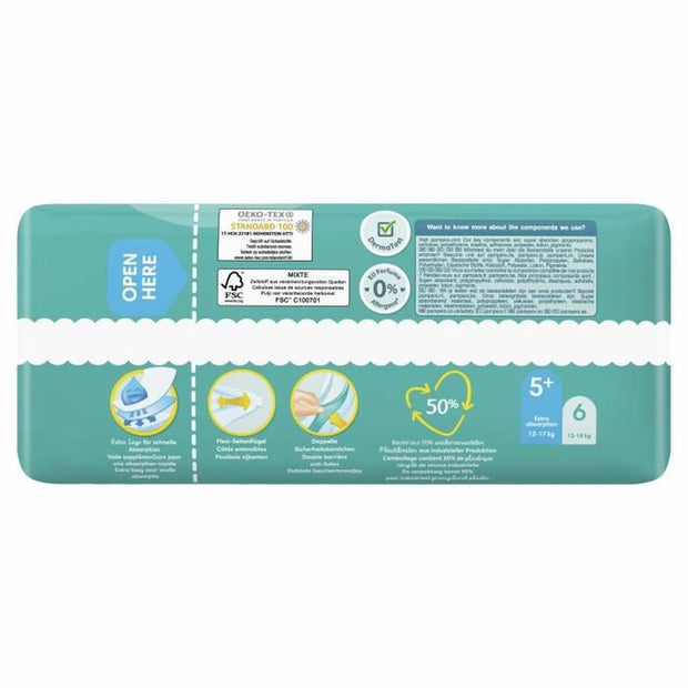 Nappies Pampers Baby-Dry Size 5 (37 uds)