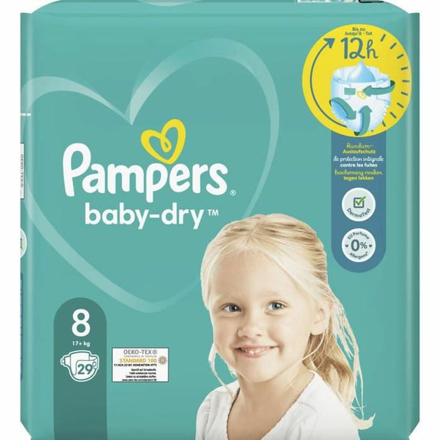 Disposable nappies Pampers Baby-Dry 8 (29 uds)