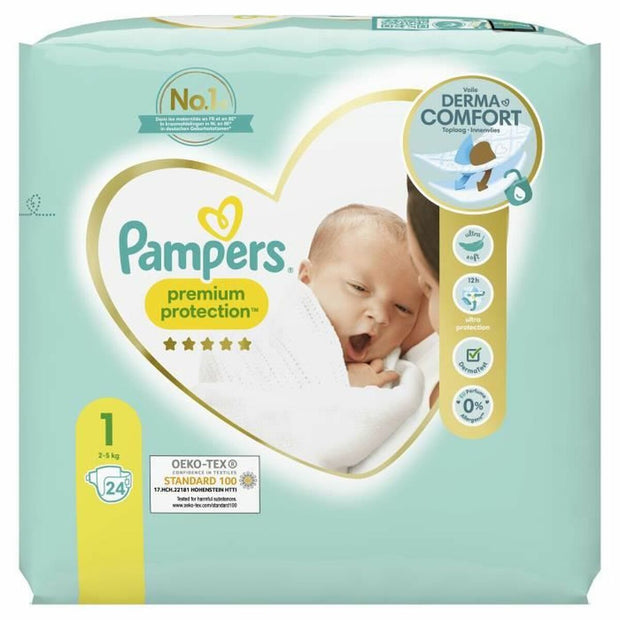 Nappies Pampers Premium Protection 1 24 Units