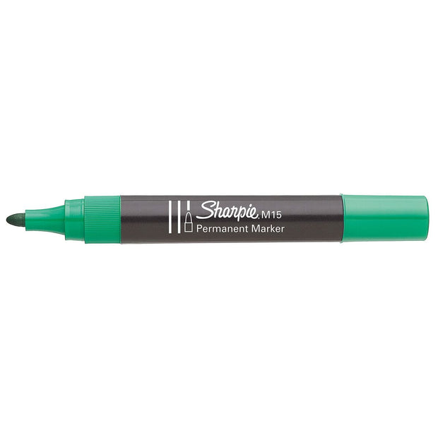 Permanent marker Sharpie M15 Green 12 Units