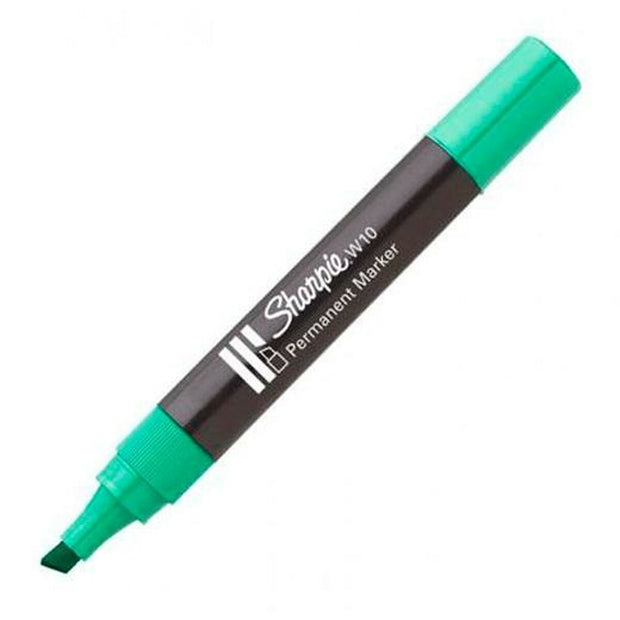 Permanent marker Sharpie W10 Green 12 Units