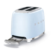 Toaster Smeg TSF01PBEU Blau Edelstahl Vintage