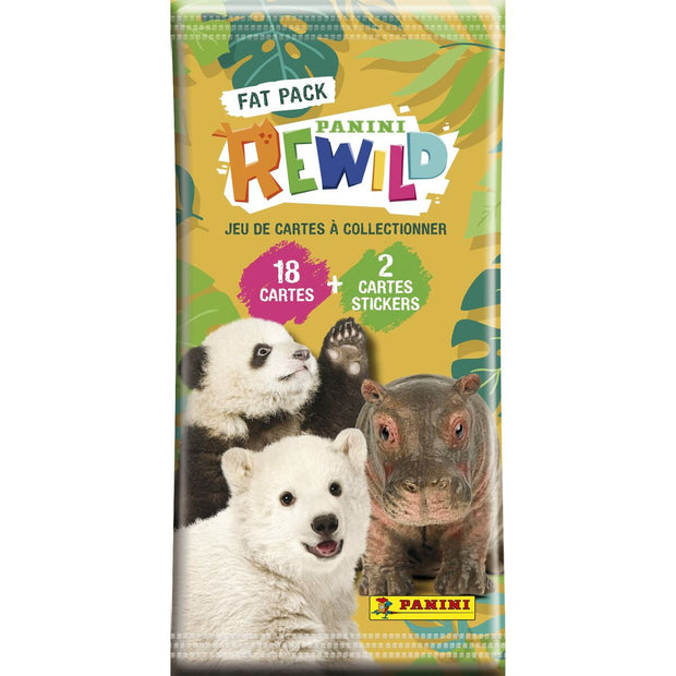 Pack of stickers Panini REWILD TRADING CARDS GAME (FR)