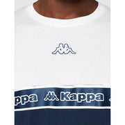 Herren Kurzarm-T-Shirt Kappa 31154XW A09 Weiß