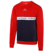 Herren Sweater ohne Kapuze Kappa TAPE DANCY Rot