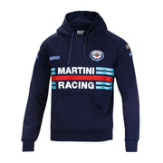 Herren Sweater mit Kapuze Sparco MARTINI RACING Größe XL Marineblau