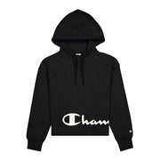 Sweater mit Kapuze Champion Hooded Logo Schwarz