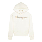 Herren Sweater mit Kapuze Champion Logo Weiß