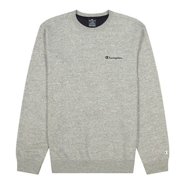 T-Shirt Champion Spliced Script Grau Hellgrau