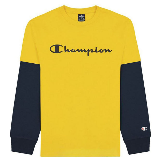 T-Shirt Champion Two Sleeves Gelb