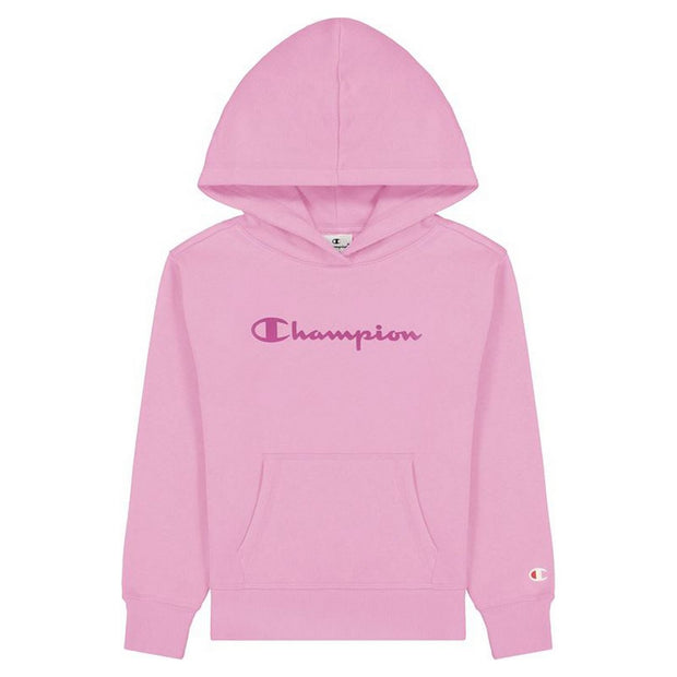 Sweater mit Kapuze Champion  Logo Girl  Rosa