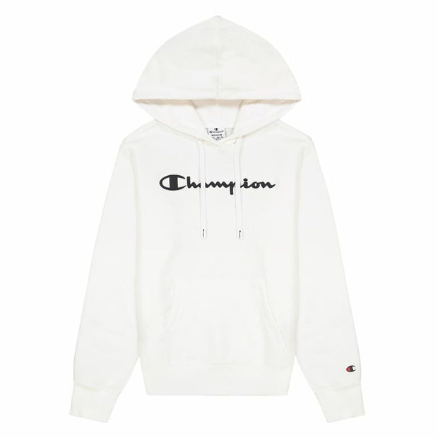 Sweater mit Kapuze Champion Hooded Sweatshirt W Weiß