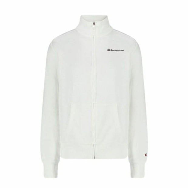 Damen Sweater ohne Kapuze Champion Full Zip Weiß