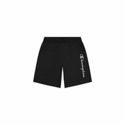Herren-Sportshorts Champion Script Logo Schwarz