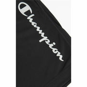 Herren-Sportshorts Champion Script Logo Schwarz